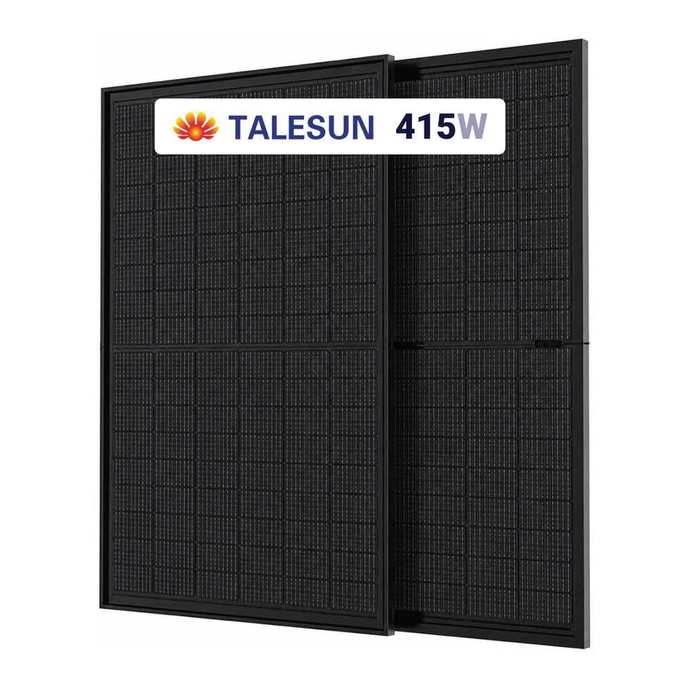 Talesun 415W (Pallet of 36) Bifacial Dual Glass Half-Cut Solar Panel TD7G54M-415