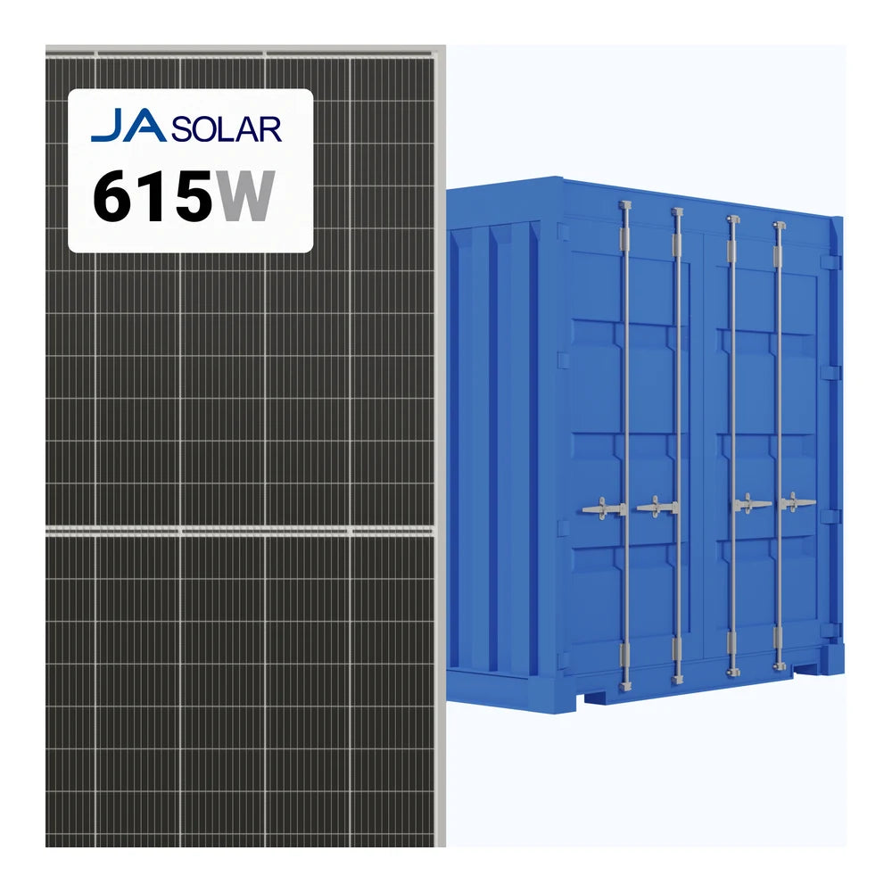 JA Solar 615W Bifacial Mono PERC Silver Frame Solar Panel JAM66-D45-615LB