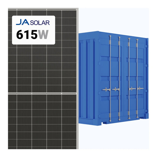 JA Solar 615W Bifacial Mono PERC Silver Frame Solar Panel JAM66-D45-615LB