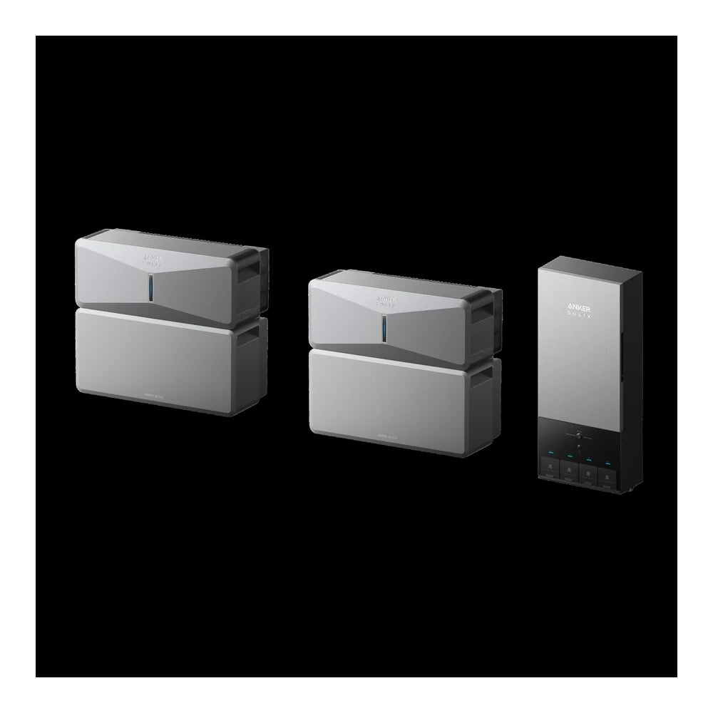 Anker SOLIX E10 Power Dock Bundle | 6kWh–36kWh LiFePO4 | Auto Transfer Switch | Whole Home Backup Solution with Optional Smart Generator
