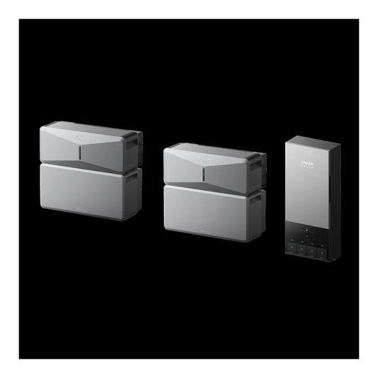 Anker SOLIX E10 Power Dock Bundle | 6kWh–36kWh LiFePO4 | Auto Transfer Switch | Whole Home Backup Solution with Optional Smart Generator