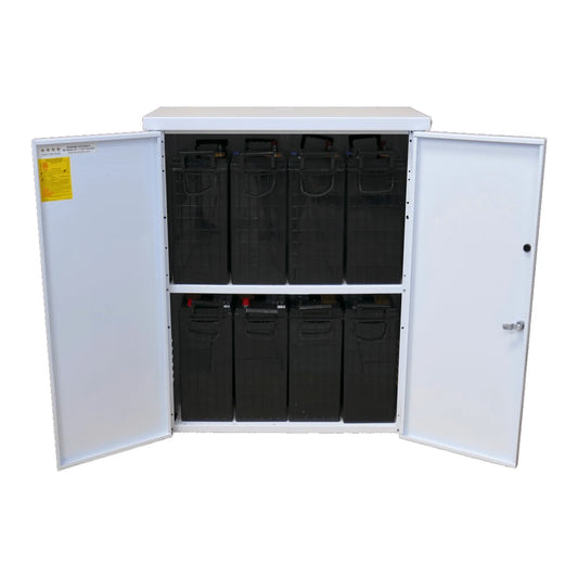 Four Star Solar Add-on 48 VDC 9,600 Wh with MNBE-D enclosure (8) Battery Bank