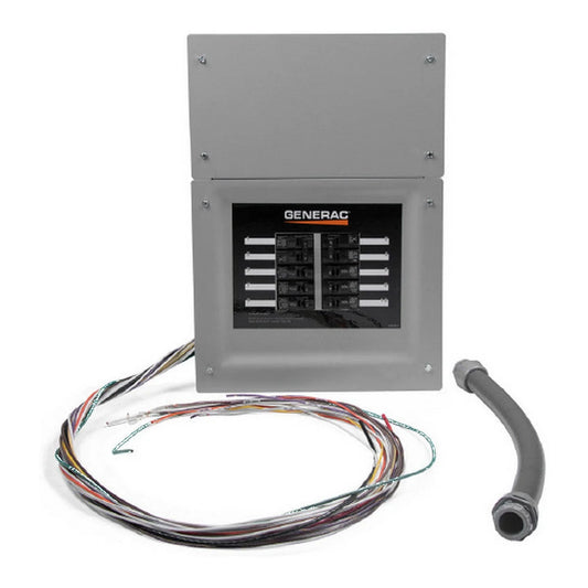 Generac 50 Amp 10 Circuit Pre-Wired Automatic Transfer Switch