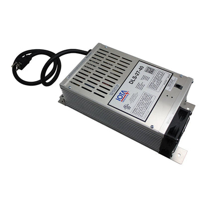 IOTA DLS-27-40/IQ4, 24 volt 40 amp regulated battery charger/supply with Charge Controller