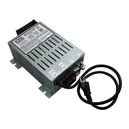 IOTA DLS-27-25/IQ4, 24 volt 25 amp regulated battery charger/supply with Charge Controller