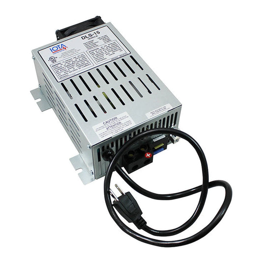 Iota DLS-15, 12 Volt 15 Amp Regulated Battery Charger/Supply