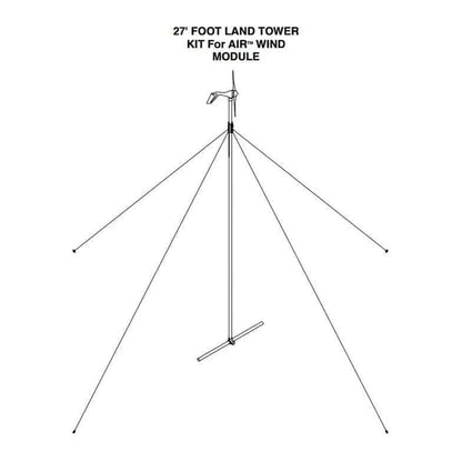Primus Windpower 27' guyed tower kit for Air Wind Turbines Generators