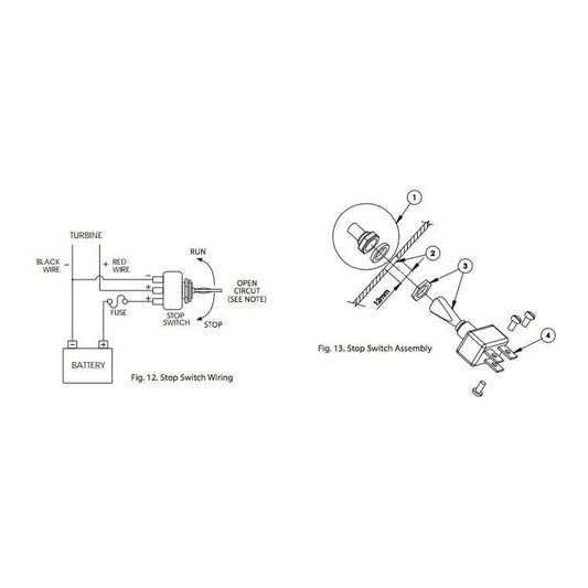Primus Windpower  Air X Air Breeze Wind Turbine Stop Switch