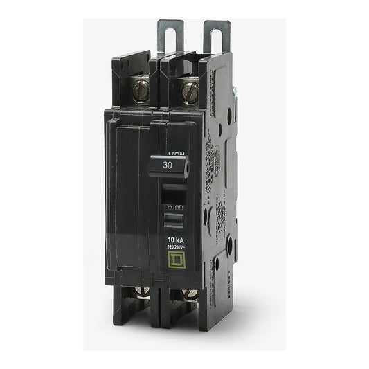CIRCUIT BREAKER, QOU, 60A, 120/240VAC / 48VDC MAX, 2-POLE, SQUARE D, SURFACE OR DIN MNT, 1.5IN, QOU260