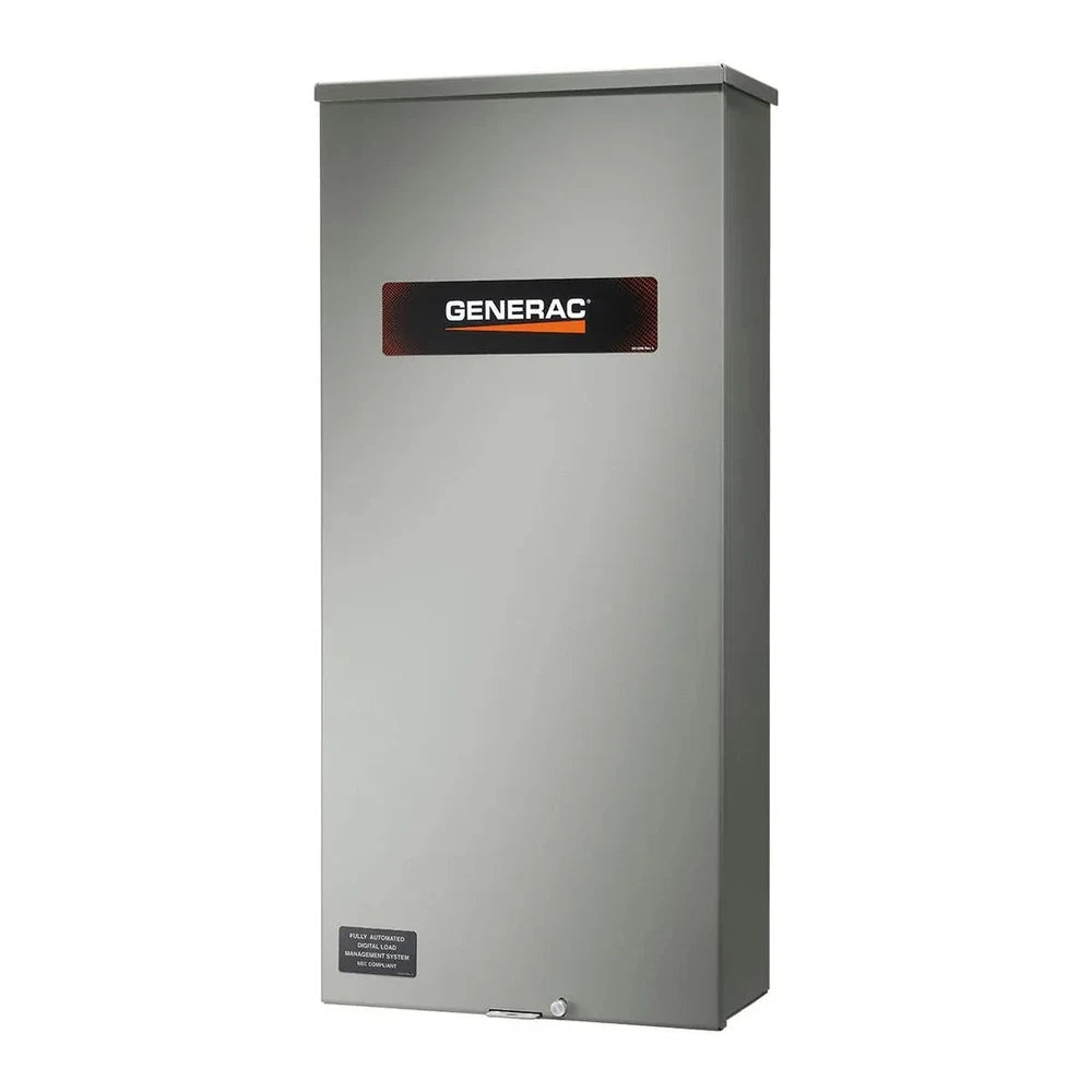 Generac 200A Automatic Transfer Switch 120/240V NEMA 3R Indoor-Outdoor Whole House + 20-Circuit Load Center | RXGW20SHA3