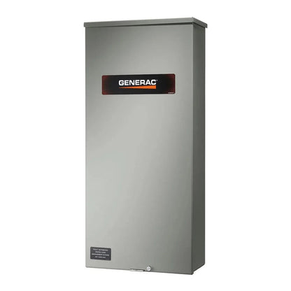 Generac 200A Automatic Transfer Switch 120/240V NEMA 3R Indoor-Outdoor Whole House + 20-Circuit Load Center | RXGW20SHA3