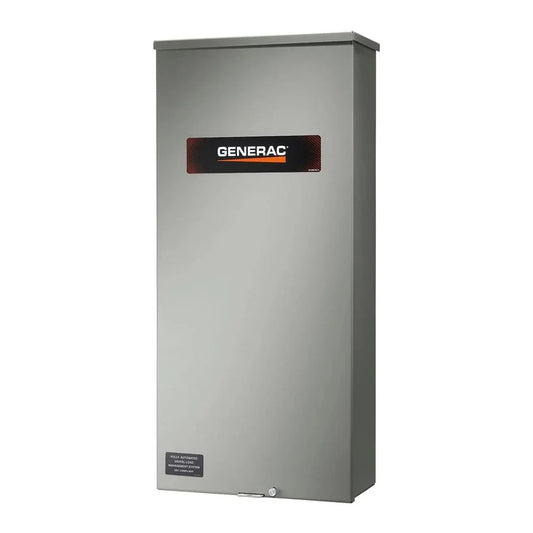 Generac 200A Automatic Transfer Switch 120/240V NEMA 3R Indoor-Outdoor Whole House + 20-Circuit Load Center | RXGW20SHA3