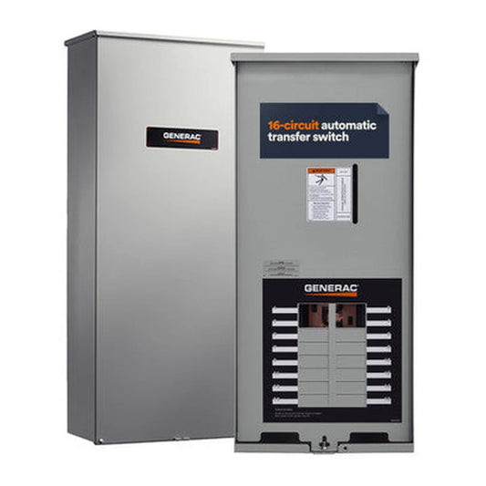 Generac RXG16EZA3 NEMA 3R 100A 16-Circuit Pre-Wired ATS