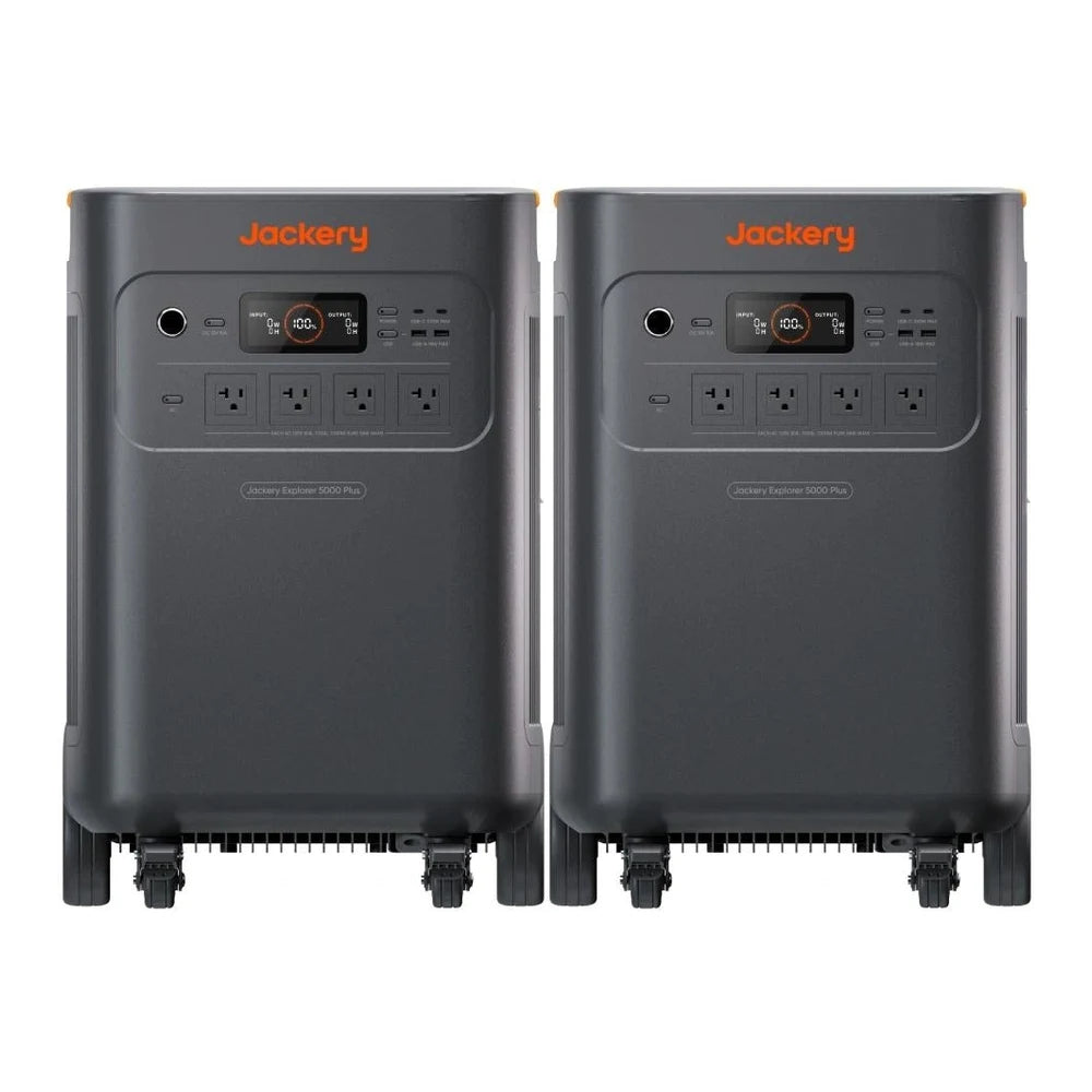Jackery Explorer 5000 Plus 14400W Double Kit 10kWh LiFePO4 Battery Bundle