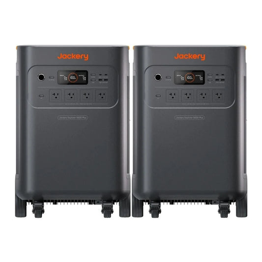 Jackery Explorer 5000 Plus 14400W Double Kit 10kWh LiFePO4 Battery Bundle