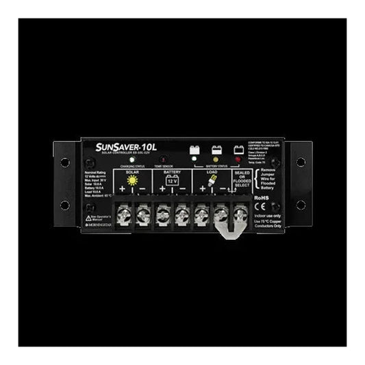 Morningstar SunSaver SS-10-12V, PWM Charge Controller, 10 Amp, 12 Volt