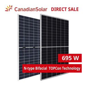 Canadian Solar 705W TOPCon Bifacial Solar Panel