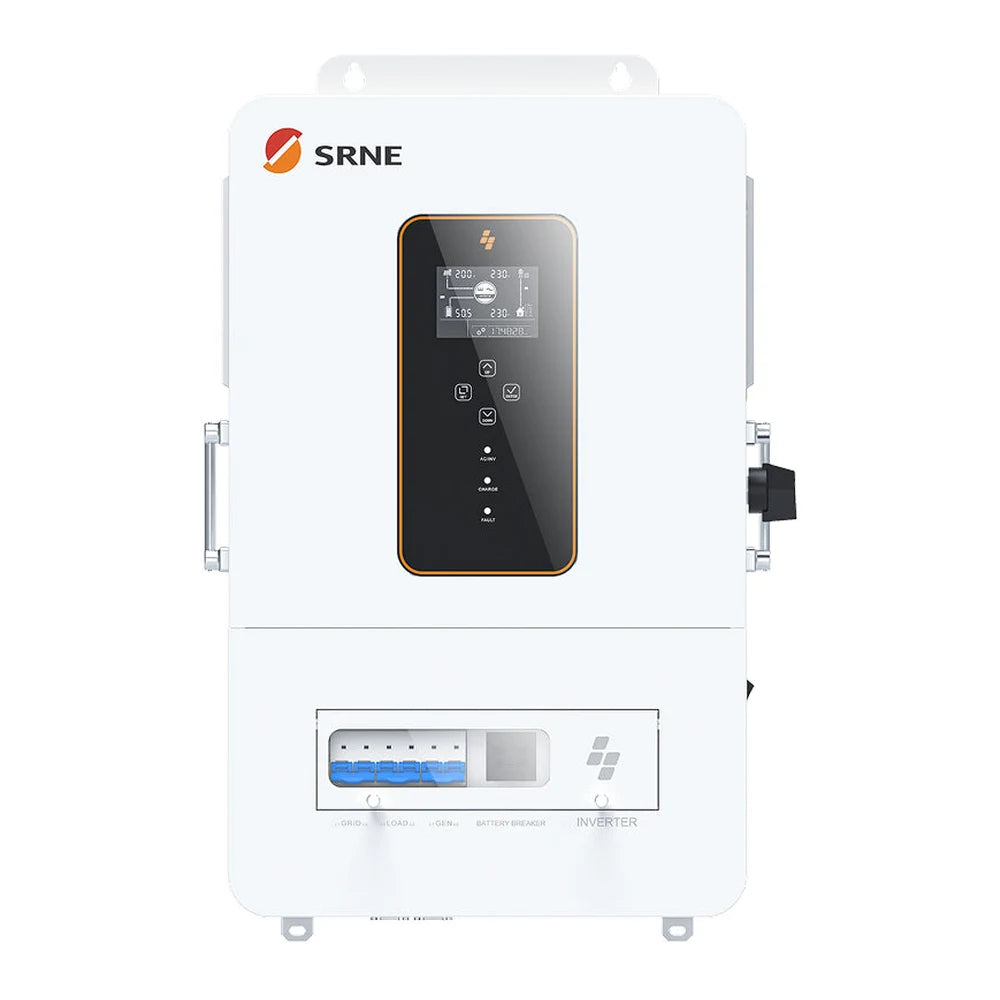 SRNE ABP 6,500W 48V 120/240VAC Split-Phase Off-Grid Solar Storage Inverter