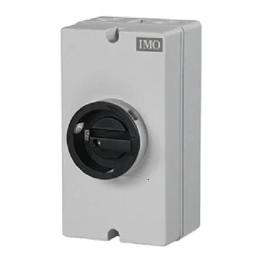 IMO Automation Enclosed DC Switch SI25-PEL64R-4 — 25A, 700 VDC, 4-Pole, IP65 (Gray)