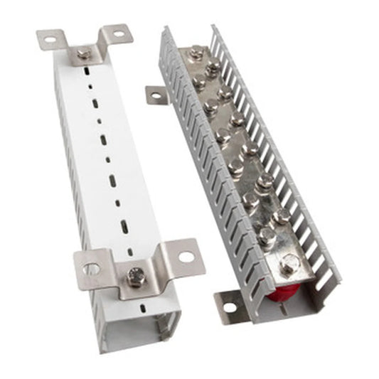 EG4 600A 12 Stud Busbars | Red & Black