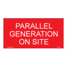 Parallel Generation On Site Placard 04-426