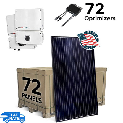 23.4 kW Grid Tied Solar System with SolarEdge inverter and 72 Mission Solar 325w Panels