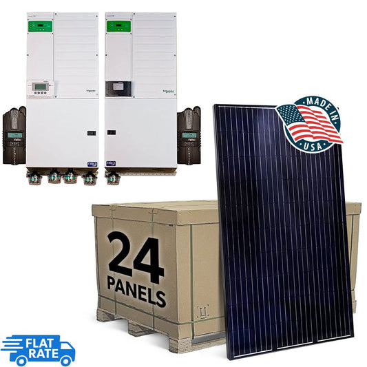 The Lodge 7.44 kW 24-Panel Mission Solar Off-Grid Solar System