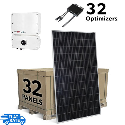 14.4 kW Grid-Tied Solar System with SolarEdge and 32 Astronergy Solar 450 watt Panels