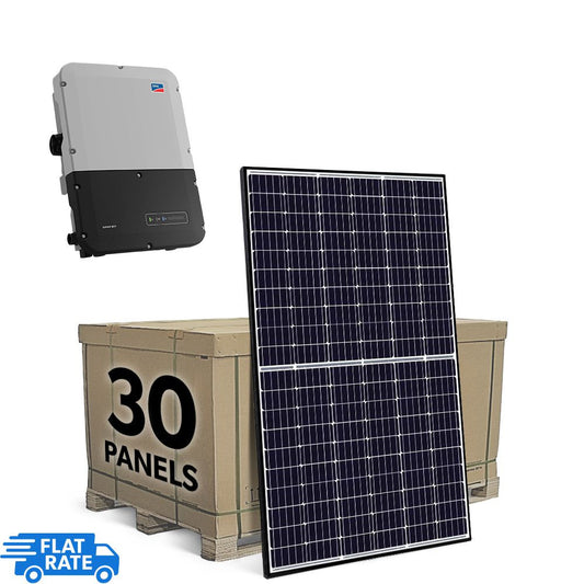 SMA 9.45 kW Grid Tied Solar System with SMA Inverter and 30x Canadian Solar 315w Panels