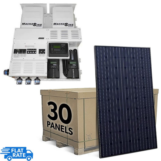 9.6 30-Panel Heliene Off-Grid Solar System