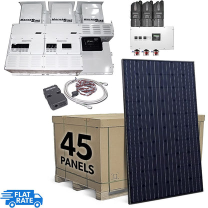 14.4 45-Panel Heliene Off-Grid Solar System