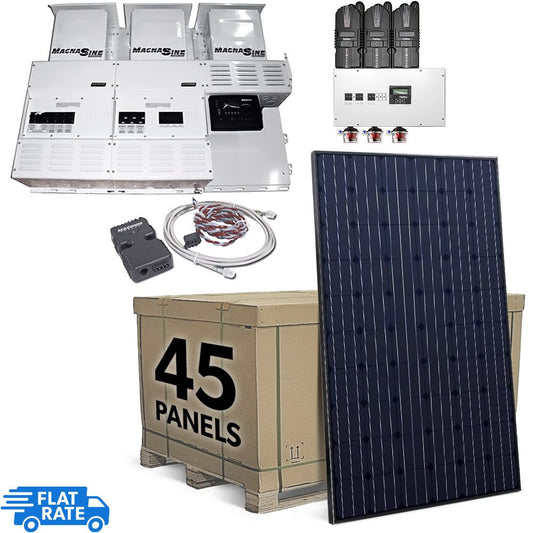 14.4 45-Panel Heliene Off-Grid Solar System