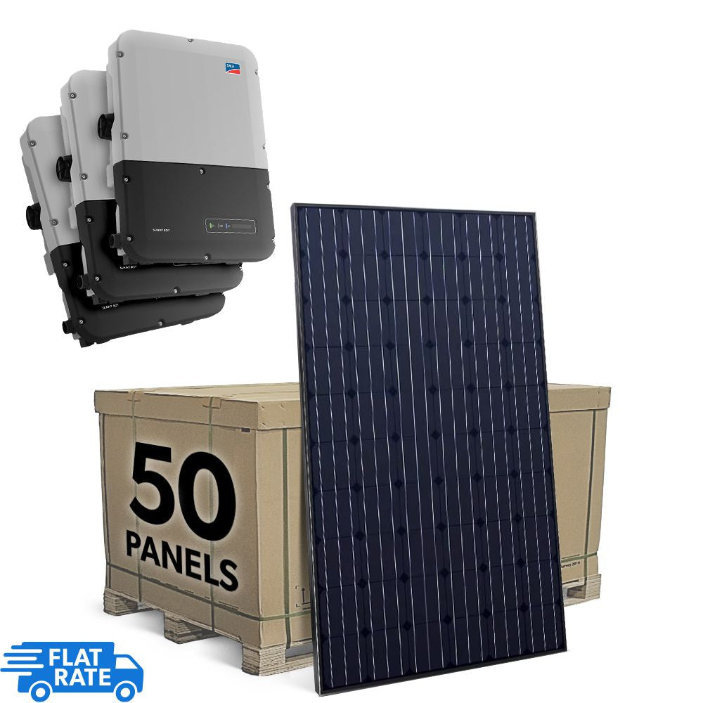 SMA 19.5 Grid-Tied Solar System with SMA and 50x Heliene 390 Panels