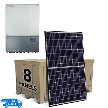 2.6 kW Storage Ready Grid Tied Solar System with Outback Power and 8x Canadian Solar 325w Panels