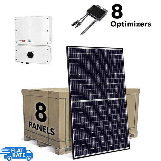 2.52 kW Grid Tied Solar System with SolarEdge and 8 Canadian Solar 315w Panels