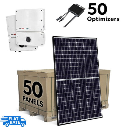 15.75 kW Grid Tied Solar System with SolarEdge and 50 Canadian Solar 315w Panels