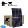 9.45 kW Grid Tied Solar System with Enphase IQ7+ Microinverters and 30x Canadian Solar 315w Panels