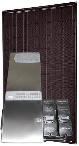 8.55 kW Grid Tied Battery Backup Solar System with Outback Radian and 30x SolarWorld 285 Panels