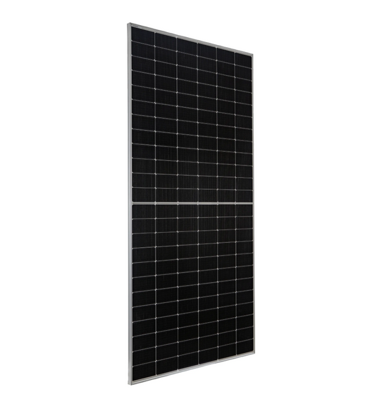 Mission Solar 144 Half Cells Black/Silver 585w Solar Panel - MSN10585HN4G