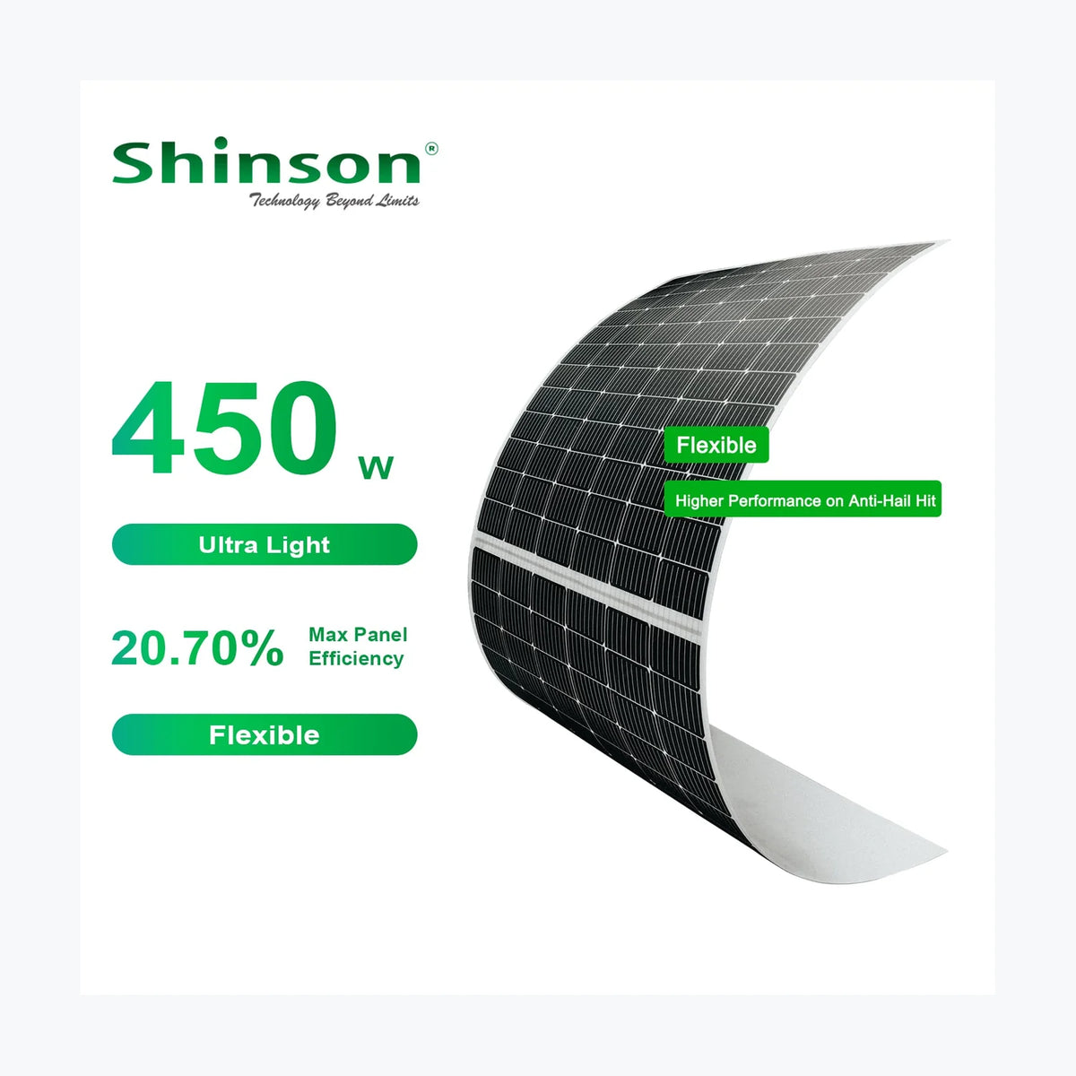 Shinson Technology SSL450-60CW — solar module render