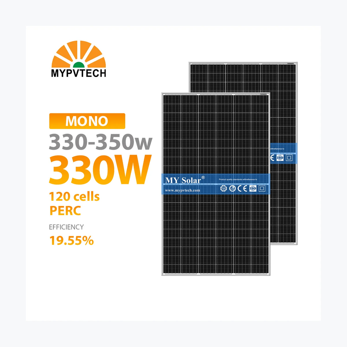 MY Solar MY-M3/120-345 — MY Solar module (ENF-verified)