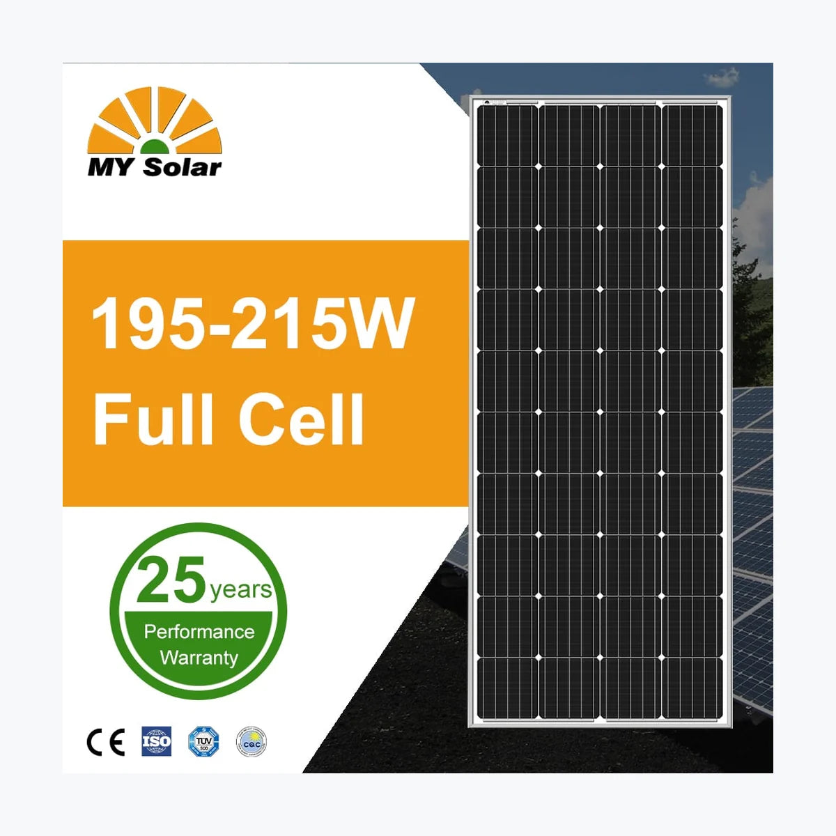 MY Solar MY-M20/40-210 — MY Solar module (ENF-verified)