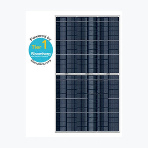 ABi-Solar AB420-72MHC-BFGG 420W N-Type Bifacial Double Glass Solar Panel