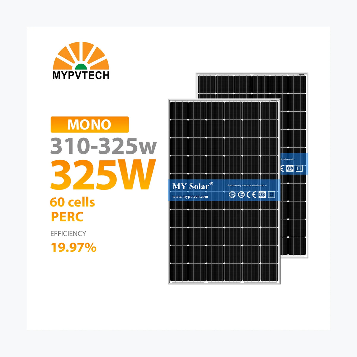 MY Solar 325W — MY Solar module (ENF-verified)