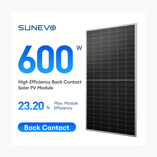 SunEvo Solar SE5-72HBC 600W — SunEvo Solar module (ENF-verified)