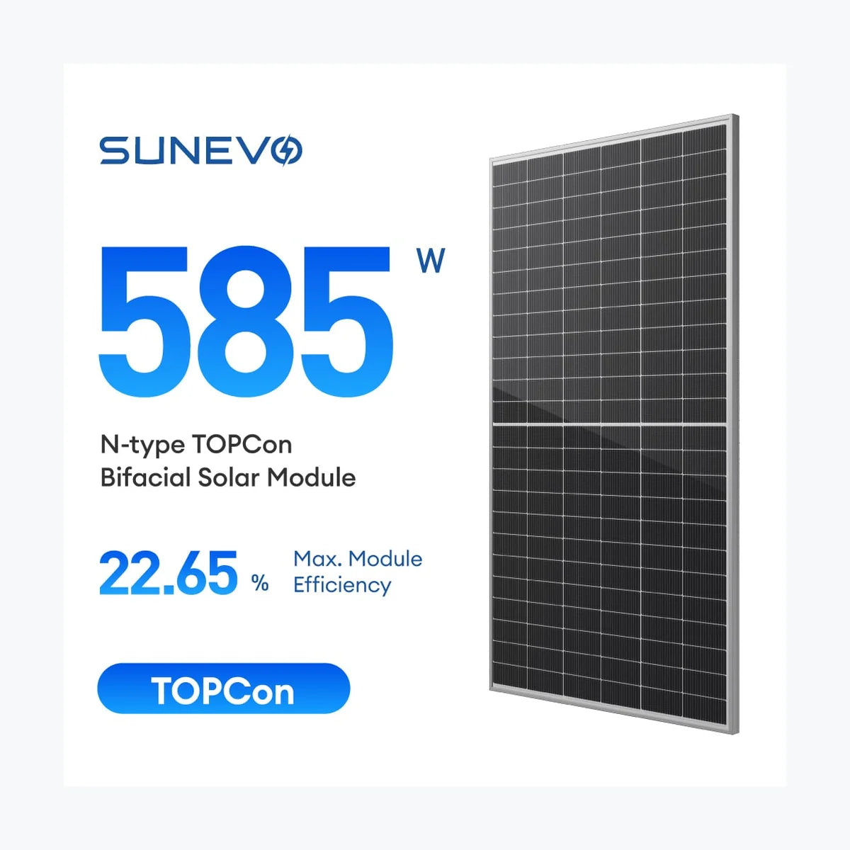 SunEvo Solar EVO5N SE5-72HBD 575W — SunEvo Solar module (ENF-verified)