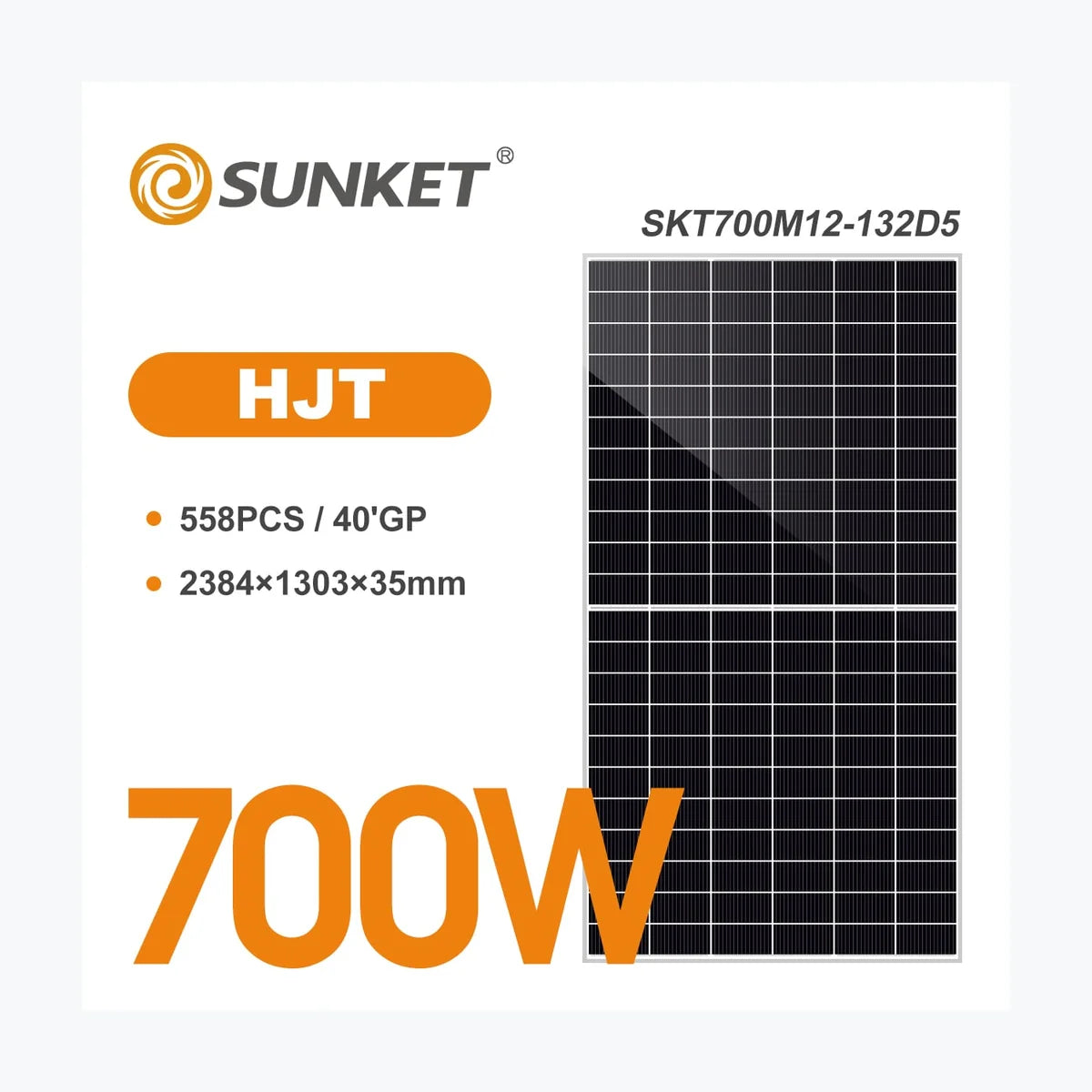 Sunket New Energy SKT690G12-132D5 — Sunket New Energy module (ENF-verified)