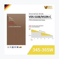VDS Renewable VDS-S108/M10N-C 355W — VDS Renewable module (ENF-verified)