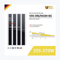 VDS Renewable VDS-S96/M10H-BG 360W — VDS Renewable module (ENF-verified)