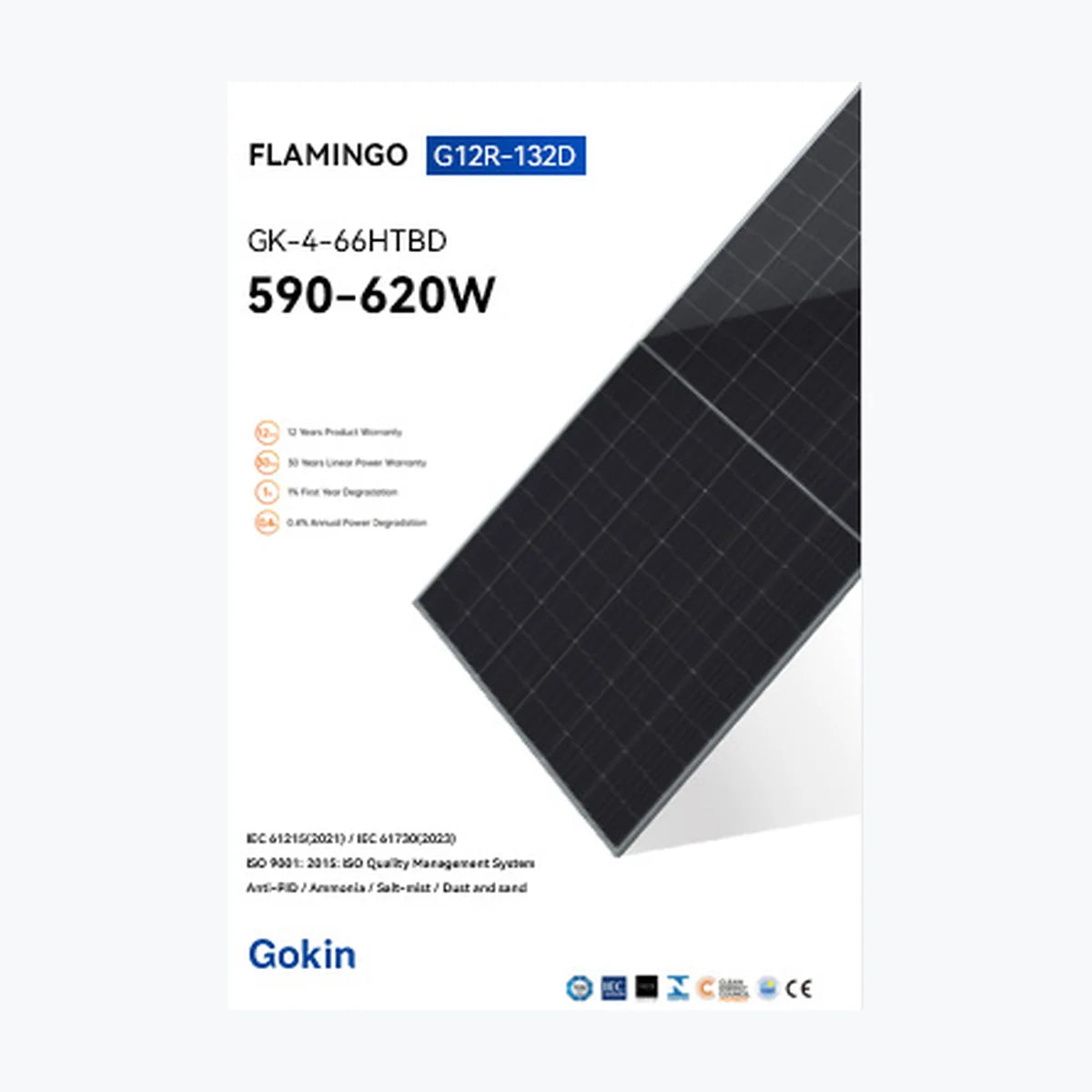 Gokin Solar GK-4-66HTBD-595M — Gokin Solar module (ENF-verified)